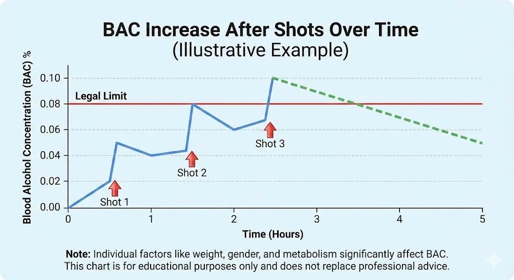 How Much Alcohol Is In A Shot? A Complete, Real-World Guide You Can Trust 5 BAC increase after consuming shots