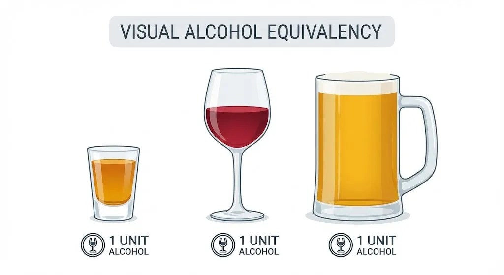 How Much Alcohol Is In A Shot? A Complete, Real-World Guide You Can Trust 4 Comparison of alcohol in shots vs standard drinks