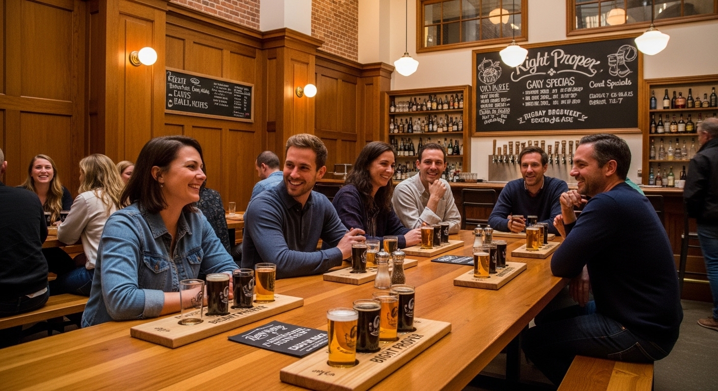 Best Brewery Washington DC: The Definitive 2025 Guide for Beer Enthusiasts 5 Right Proper Brewing Company Shaw taproom Washington DC cozy interior