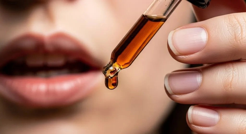 What Does Bitters Taste Like? The Complete Flavor Guide for 2026 15 Dropper with bitters being tasted on a fingertip