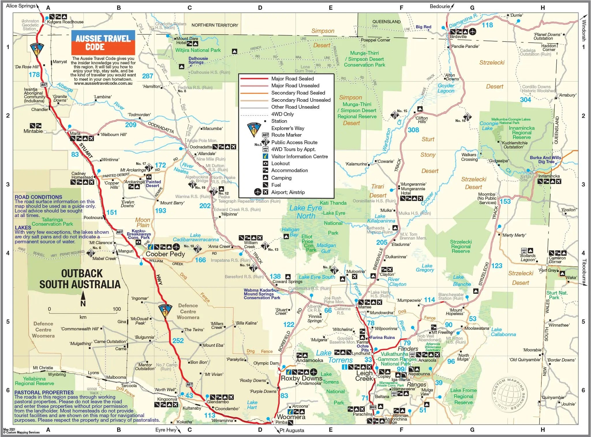 Free camping sa map