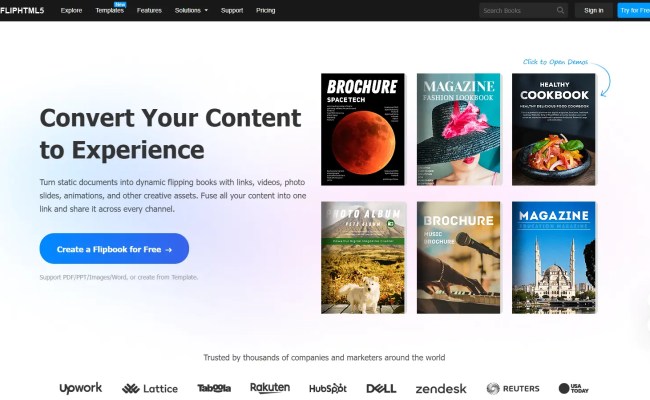 How To Convert PDF To Interactive PDF Online Free - FlipHTML5