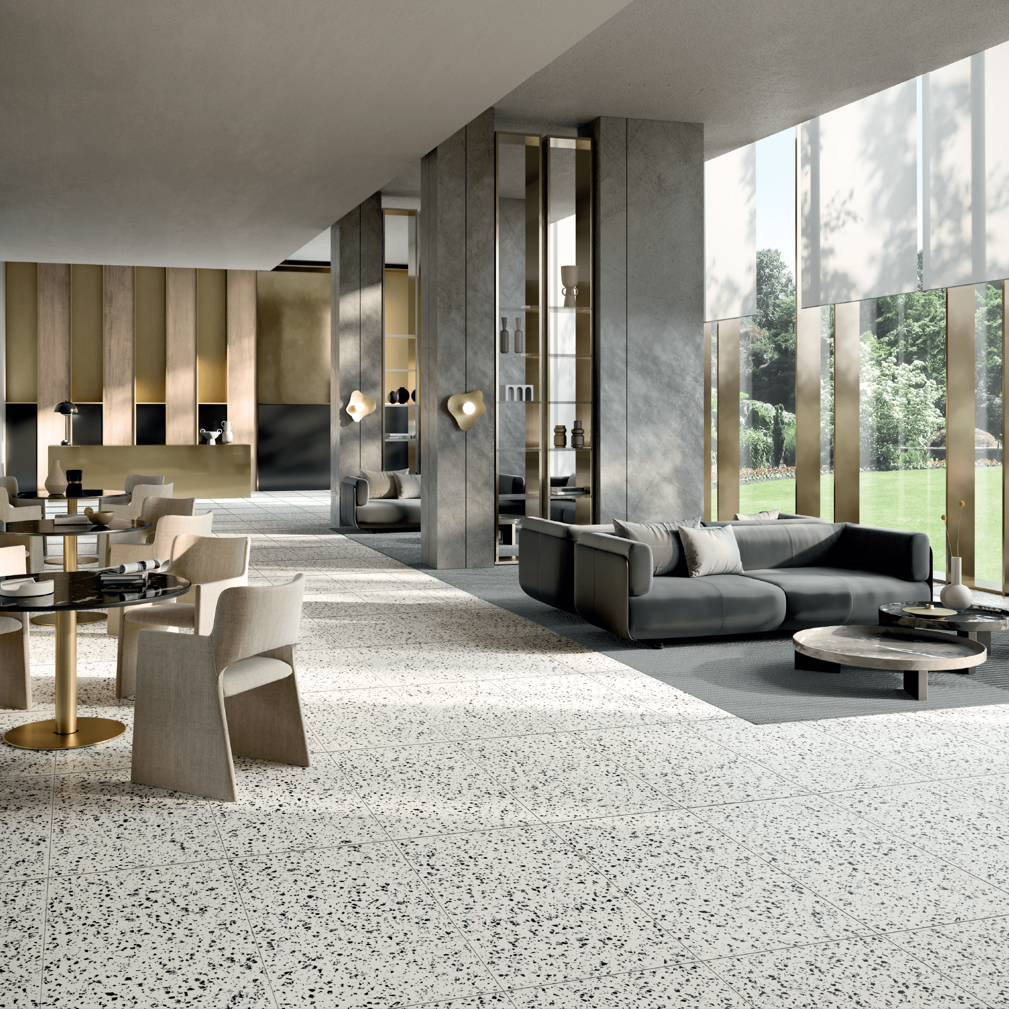 Casalgrande Padana Terrazzotech Bianco