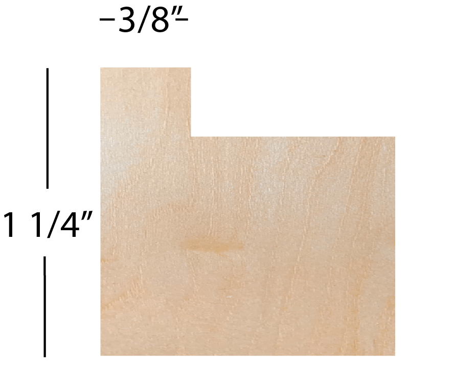 Basswood Floater Frames for Uncradled Boards