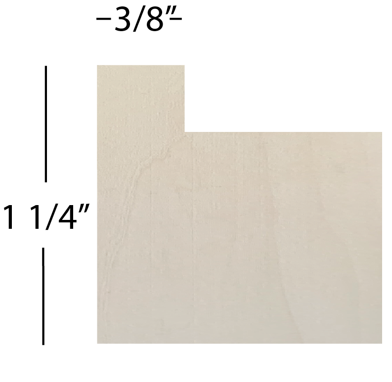 Basswood Floater Frames for Uncradled Boards