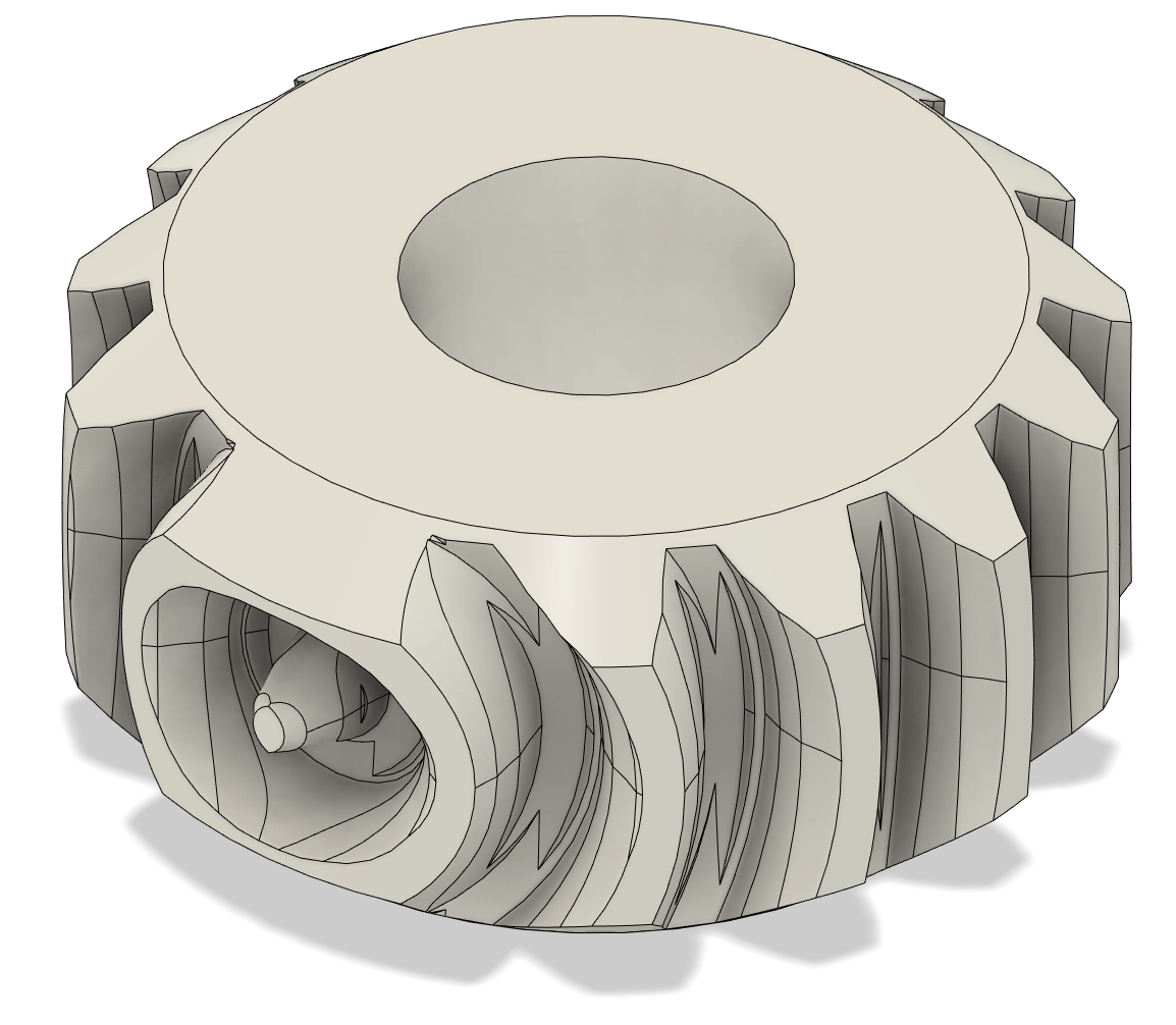 Active Ball Mechanism Joint Monopole gear Floating in the Clouds