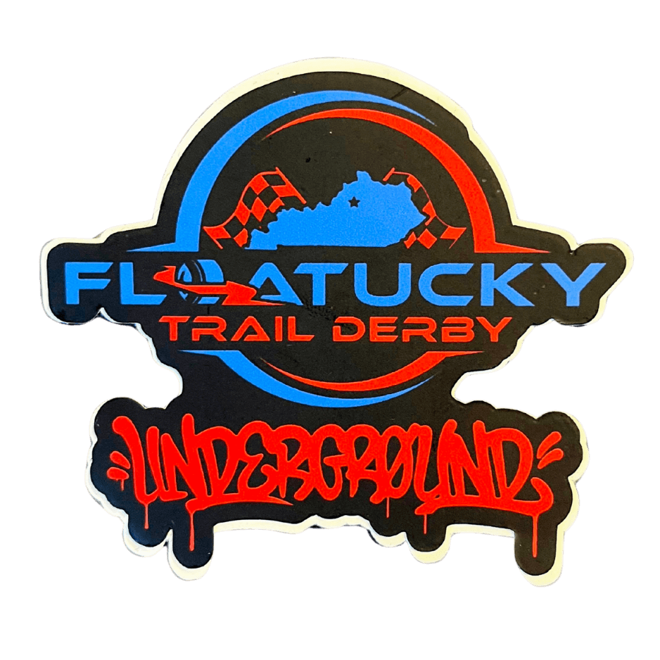 Red Floatucky Underground Sticker