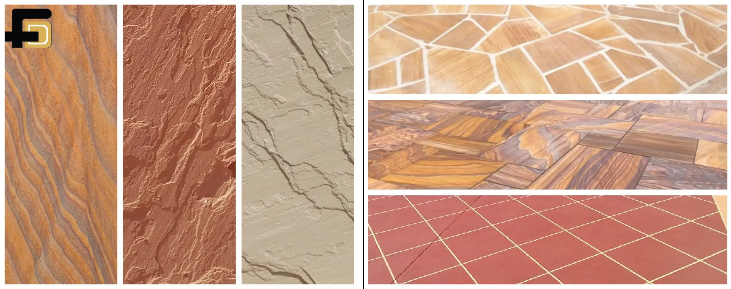 Indian Sandstone Colors