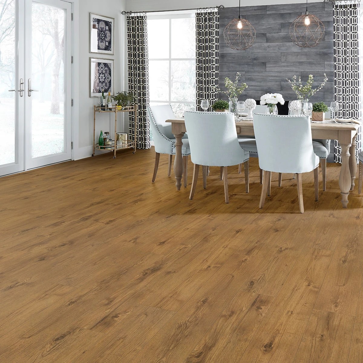 Champlain Engineered Hardwood installed in a room setting