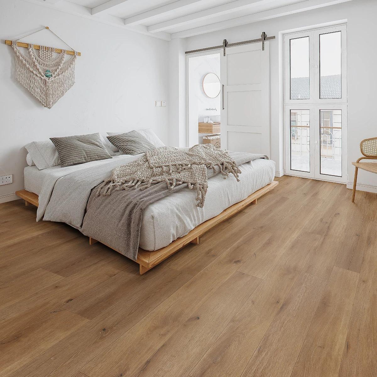 Ruby Splash Engineered Hardwood installed in a room setting