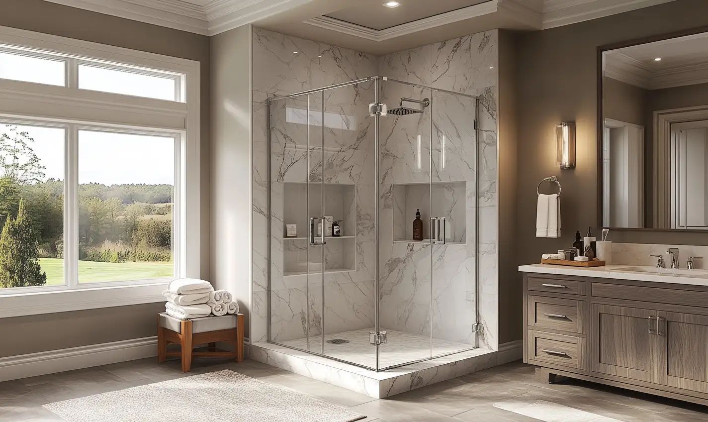Bathroom renovation by Floor It And More