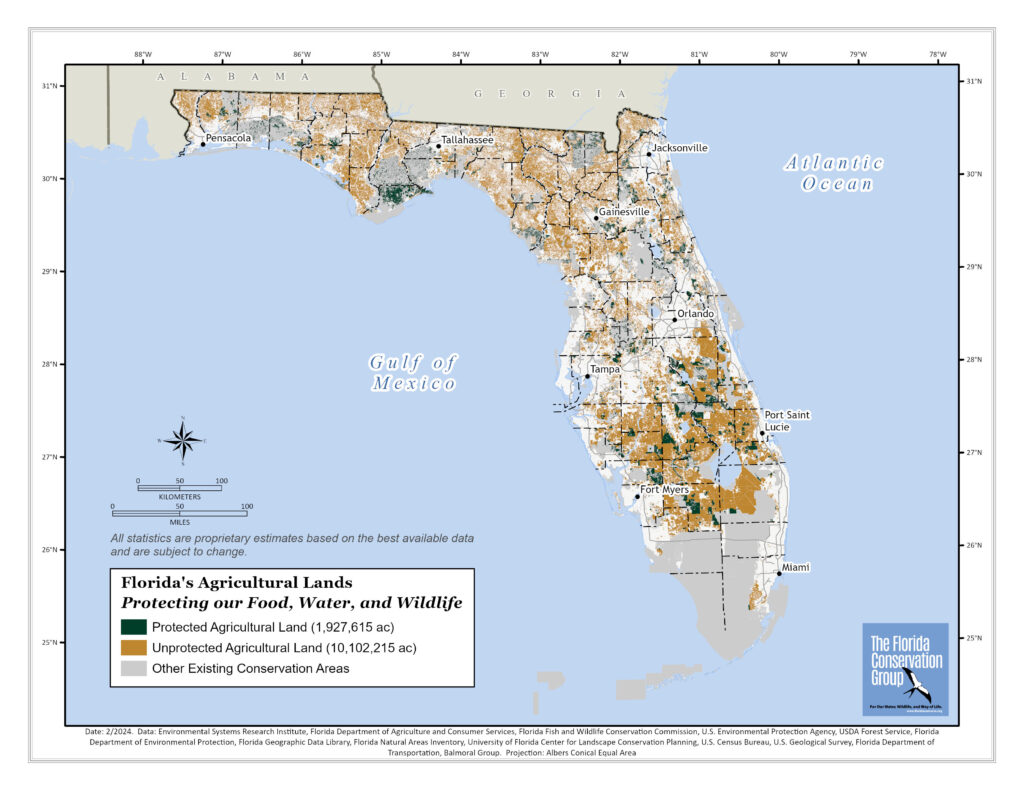 Florida S Lands The Foundation For Our Future Florida AgLands Prot Unprot 5Feb2024v4 1024x791 