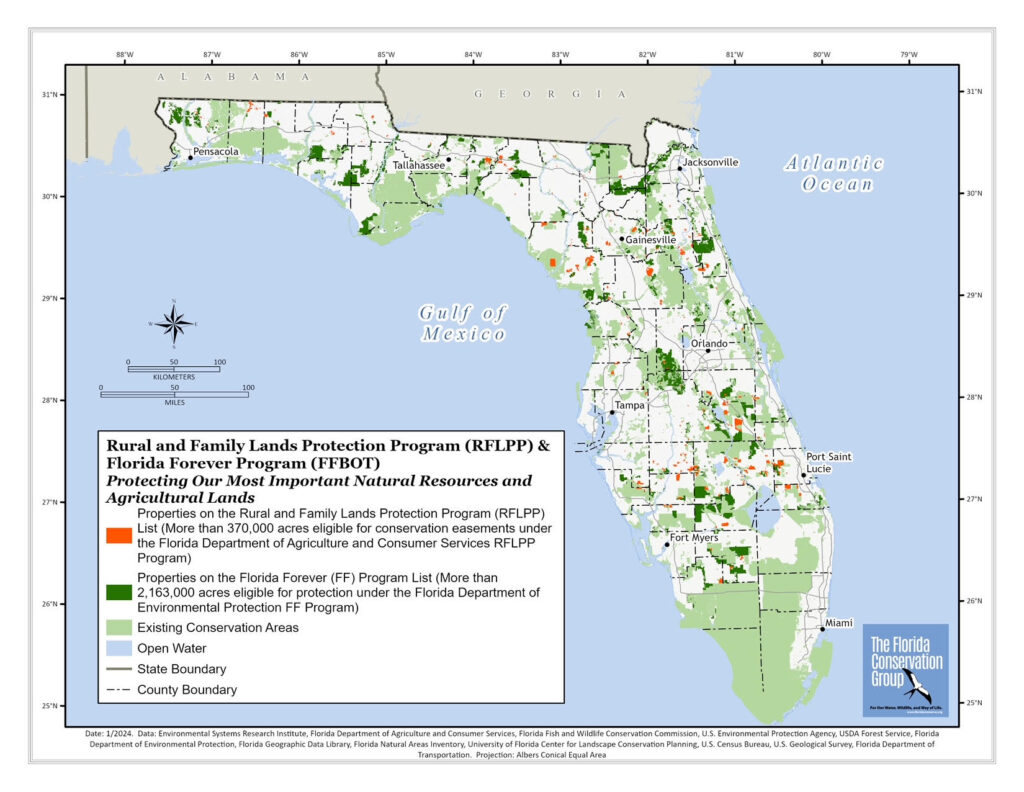 Florida S Land Programs Group RFLPP Map.