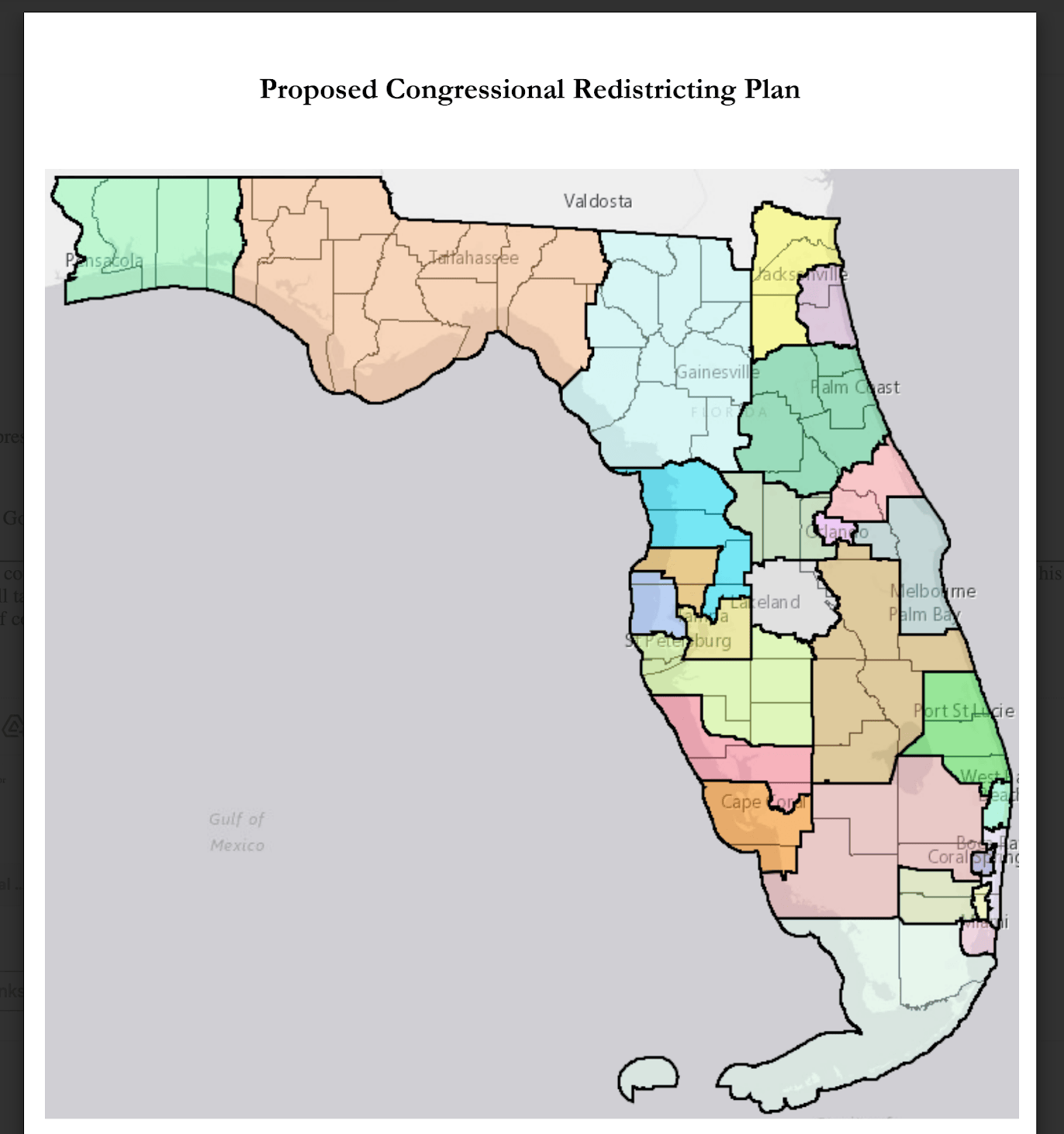 DeSantis New Map Faces First Legal Challenge Florida 0 6 