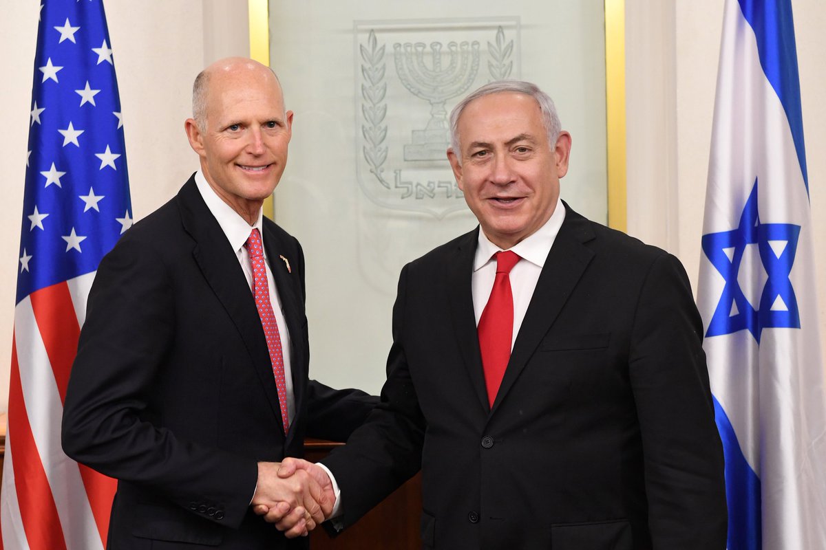 Details sparse on rick scott meeting with israeli pm