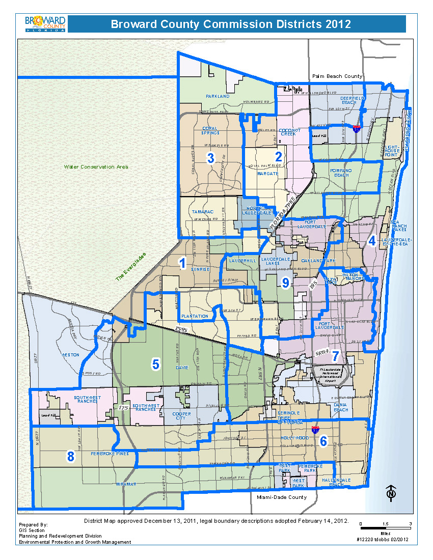Dade And Broward County Map 