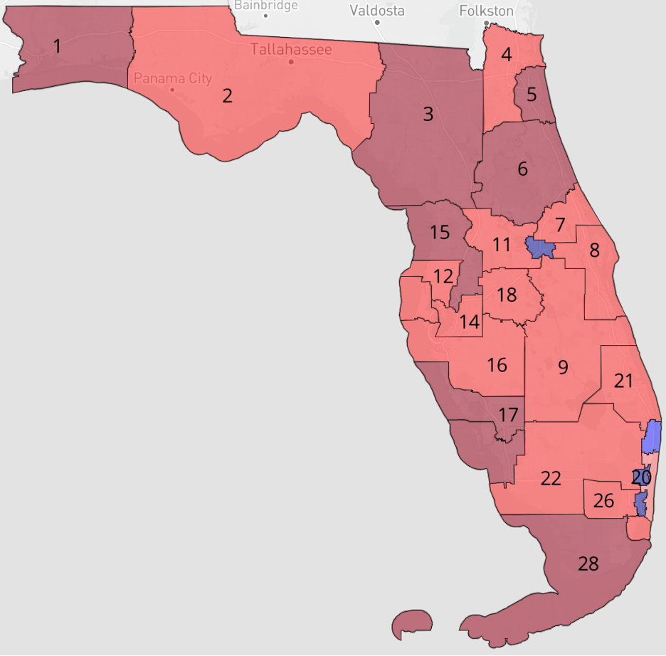 Judge Says Florida Can Use New Map For Midterms Voting DeSantis Map 2024 