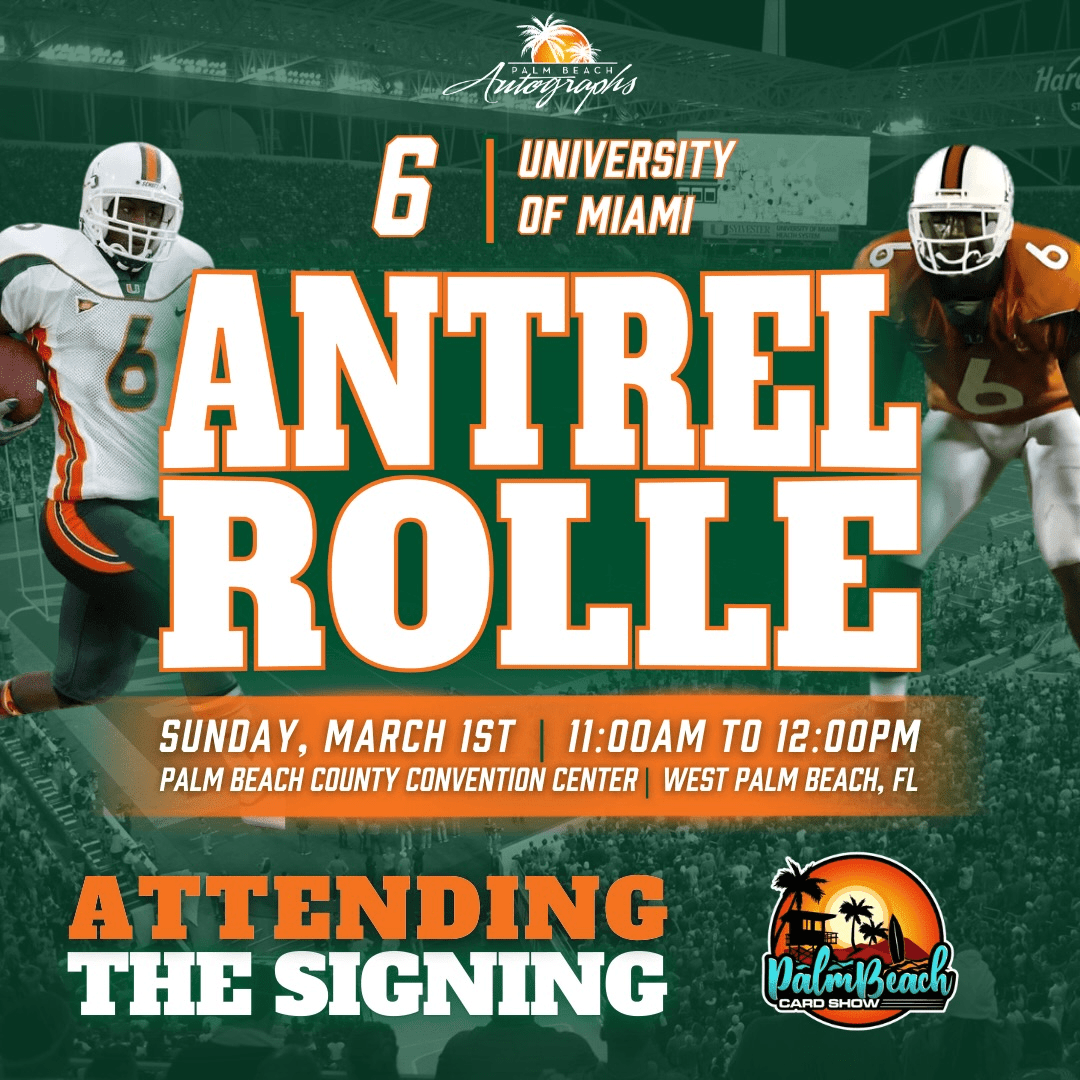 Antrel Rolle Autograph Signing - West Palm Beach