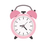 Simple clock representing limited time
