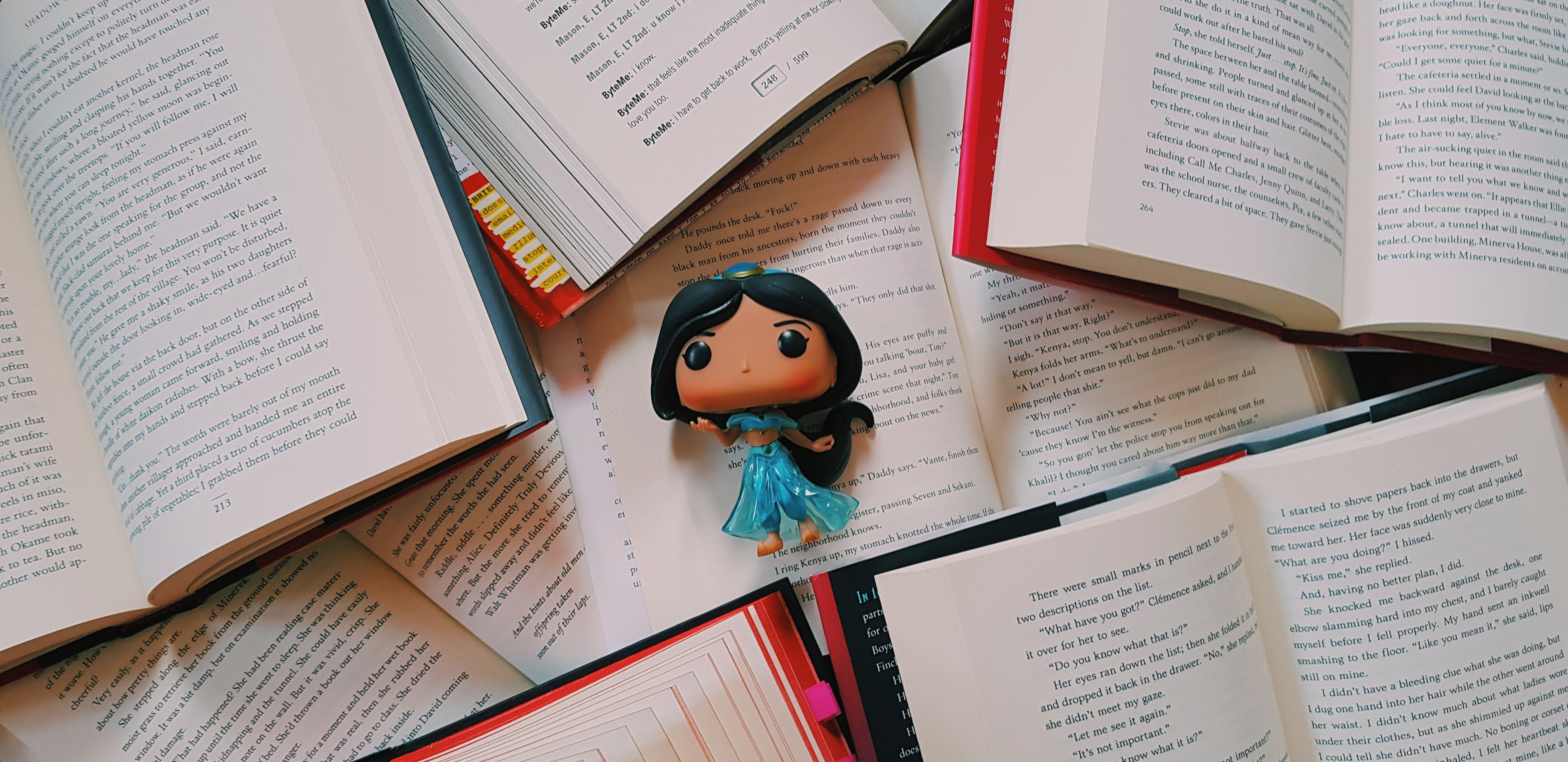 books, books, books.