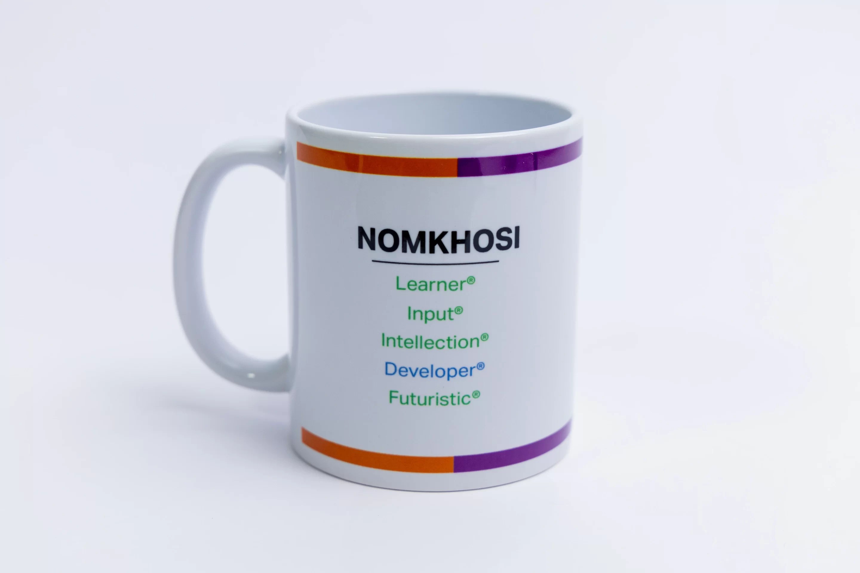 CliftonStrengths® Basic White Mug 350ml Colour Circle