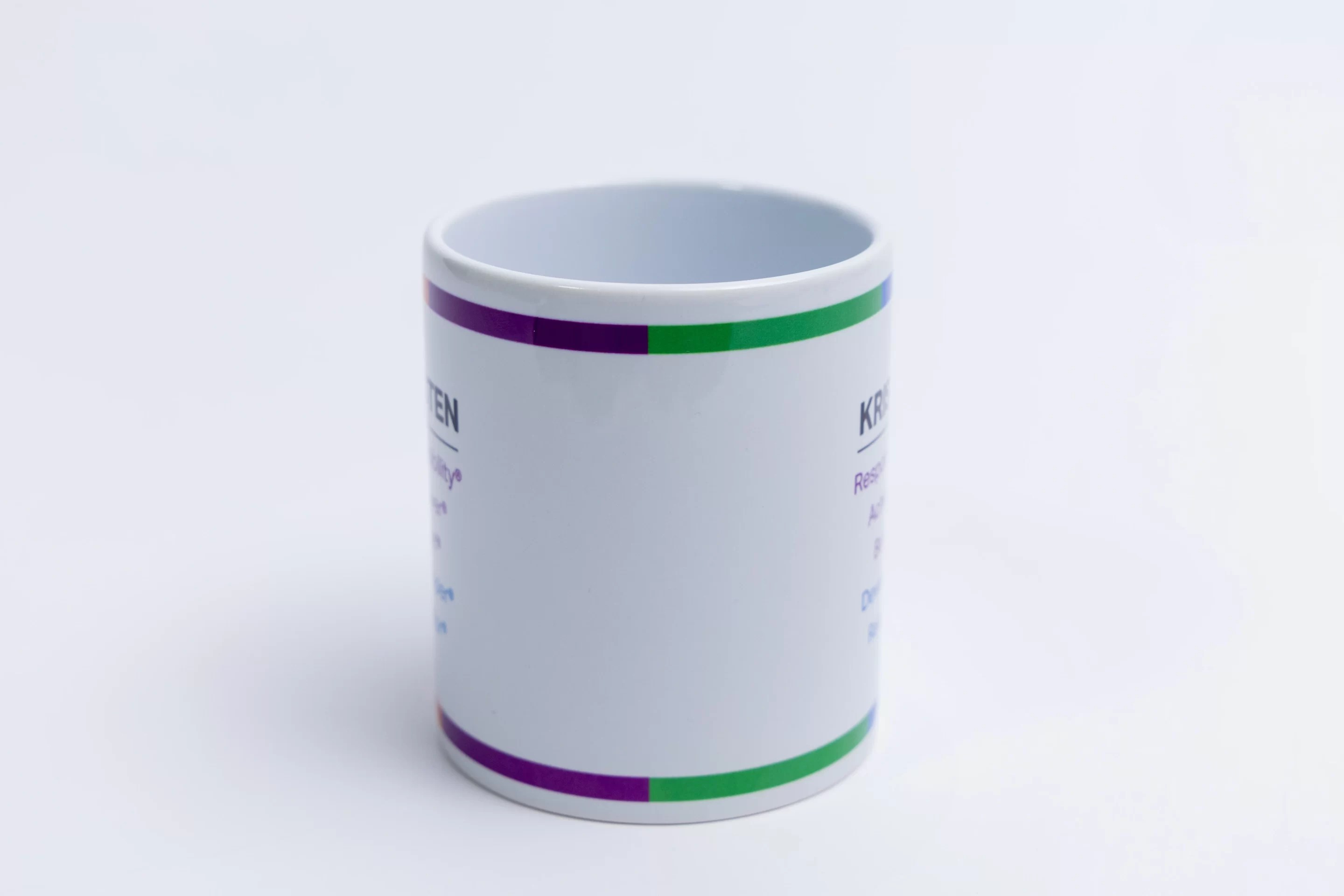 CliftonStrengths® Basic White Mug 350ml Colour Circle