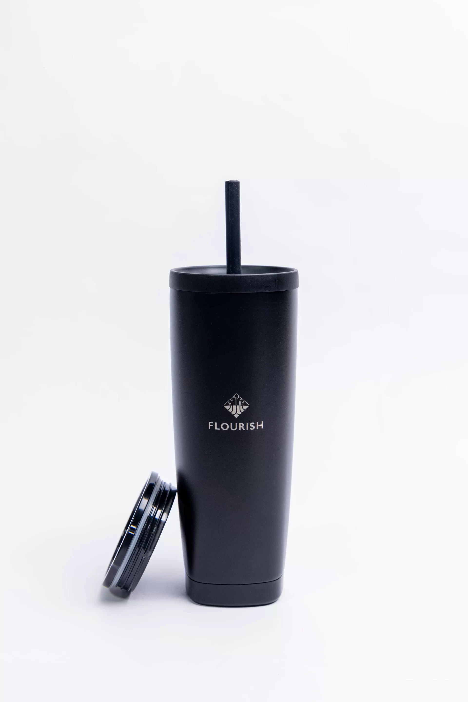 2-in-1 Stainless Steel Vacuum Tumbler – 530ml