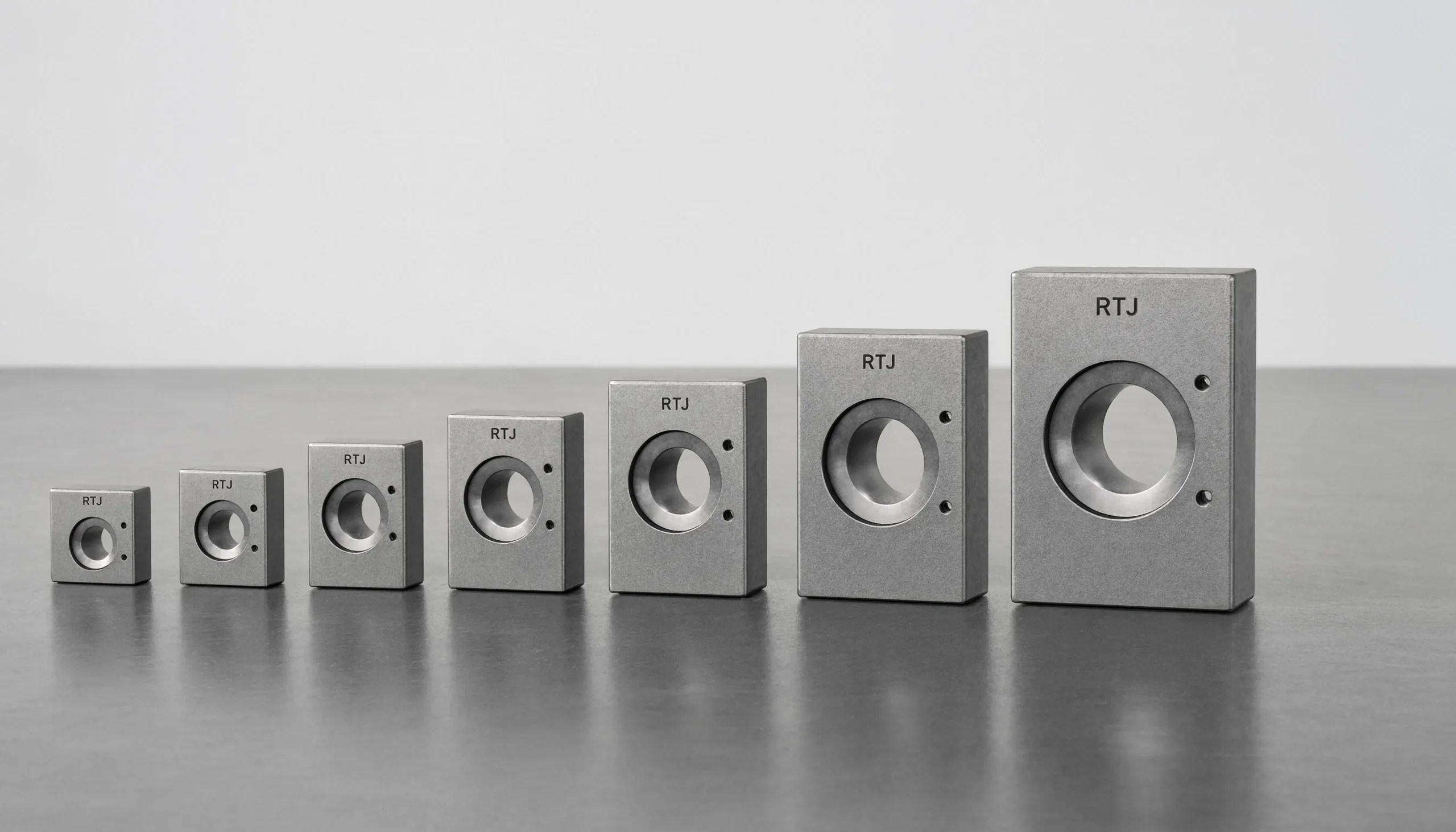 RTJ plate holder size comparison for ring joint orifice flange applications