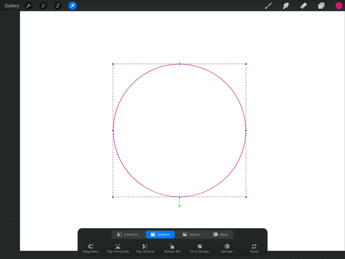 Creating a Smart Object in Procreate