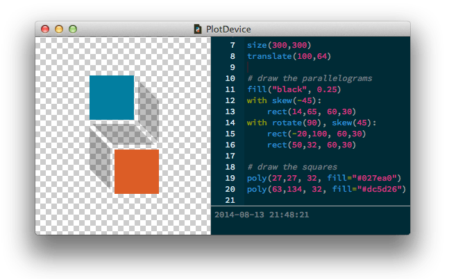 PlotDevice Draw with Python FlowingData