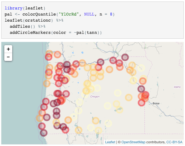 htmlwidgets Create interactive web charts in R FlowingData
