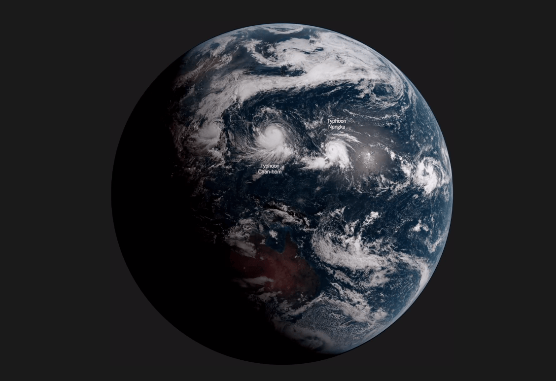 Earth timelapse from 22,000 miles out FlowingData