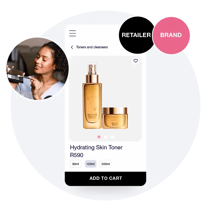 Clicks to the retailer site/app