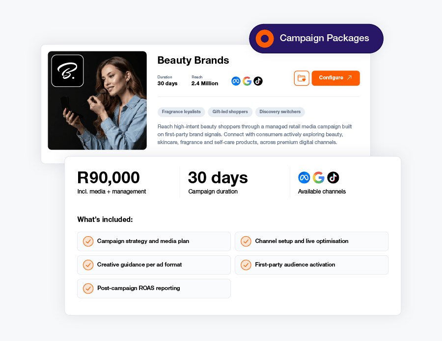 Flow Audience Marketplace - Campaign Packages