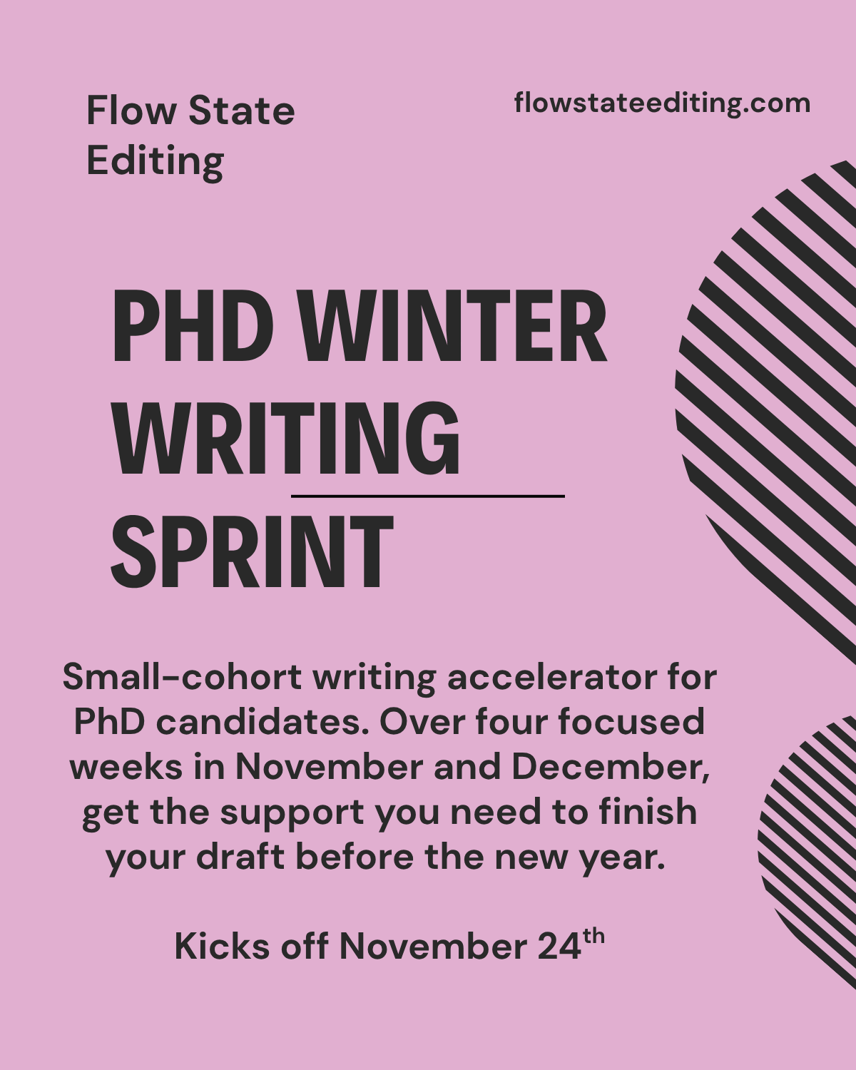 PhD Winter Writing Sprint