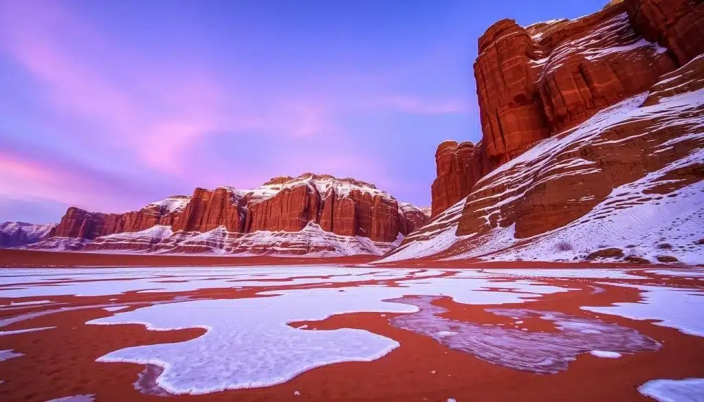 Winter in Jordan