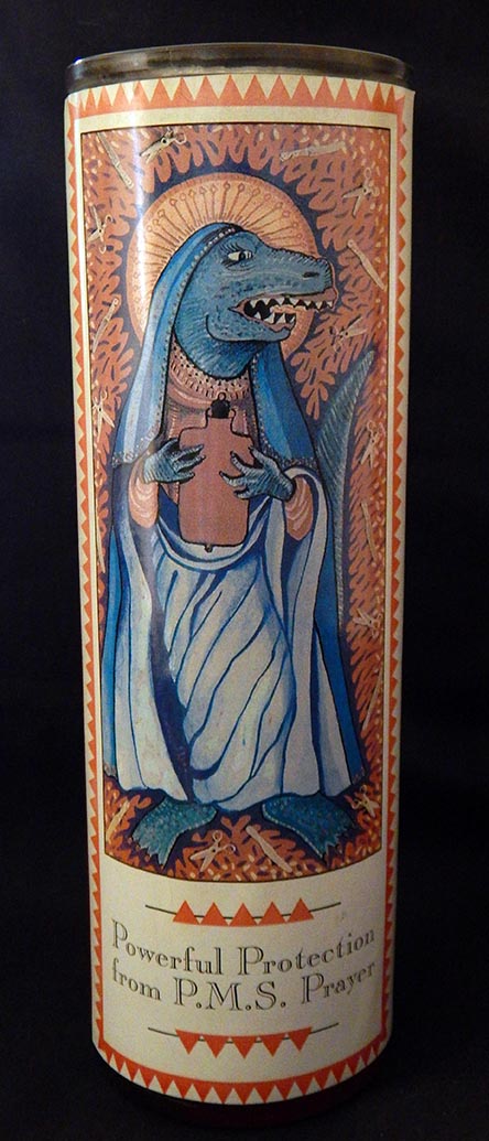 Eliminates Pre-Menstrual Syndrome-USA-American-Glass and wax-8"tall