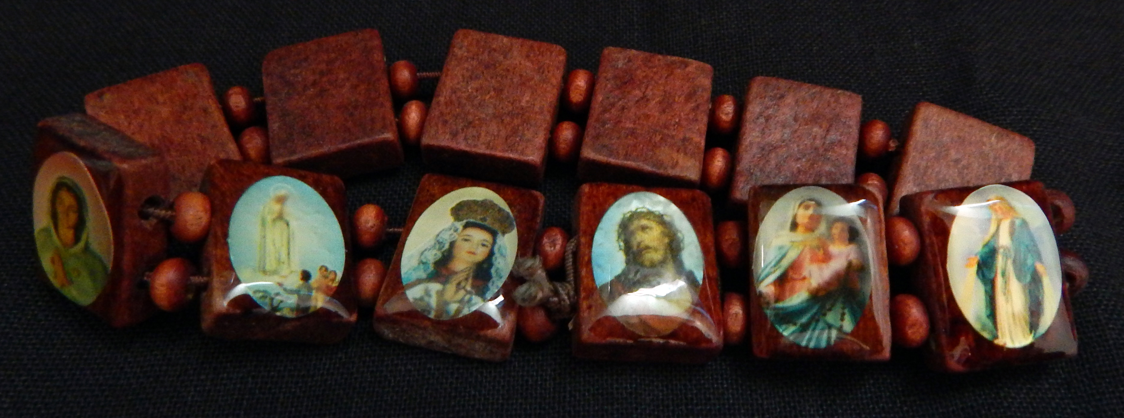 Bracelet with religious images (other view)