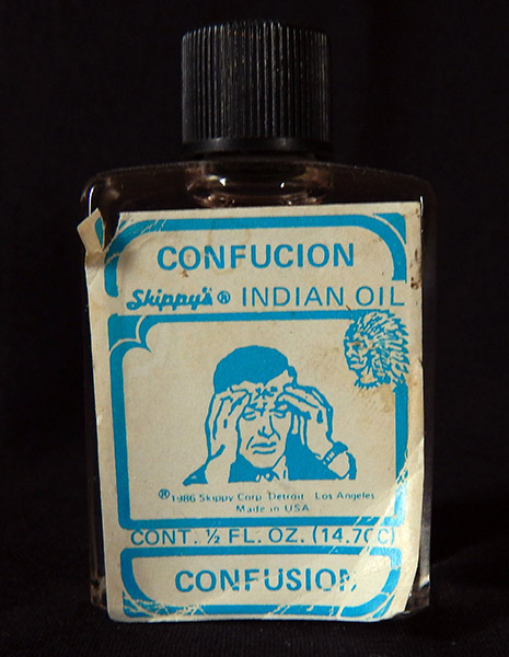 Bottle of Indian oil