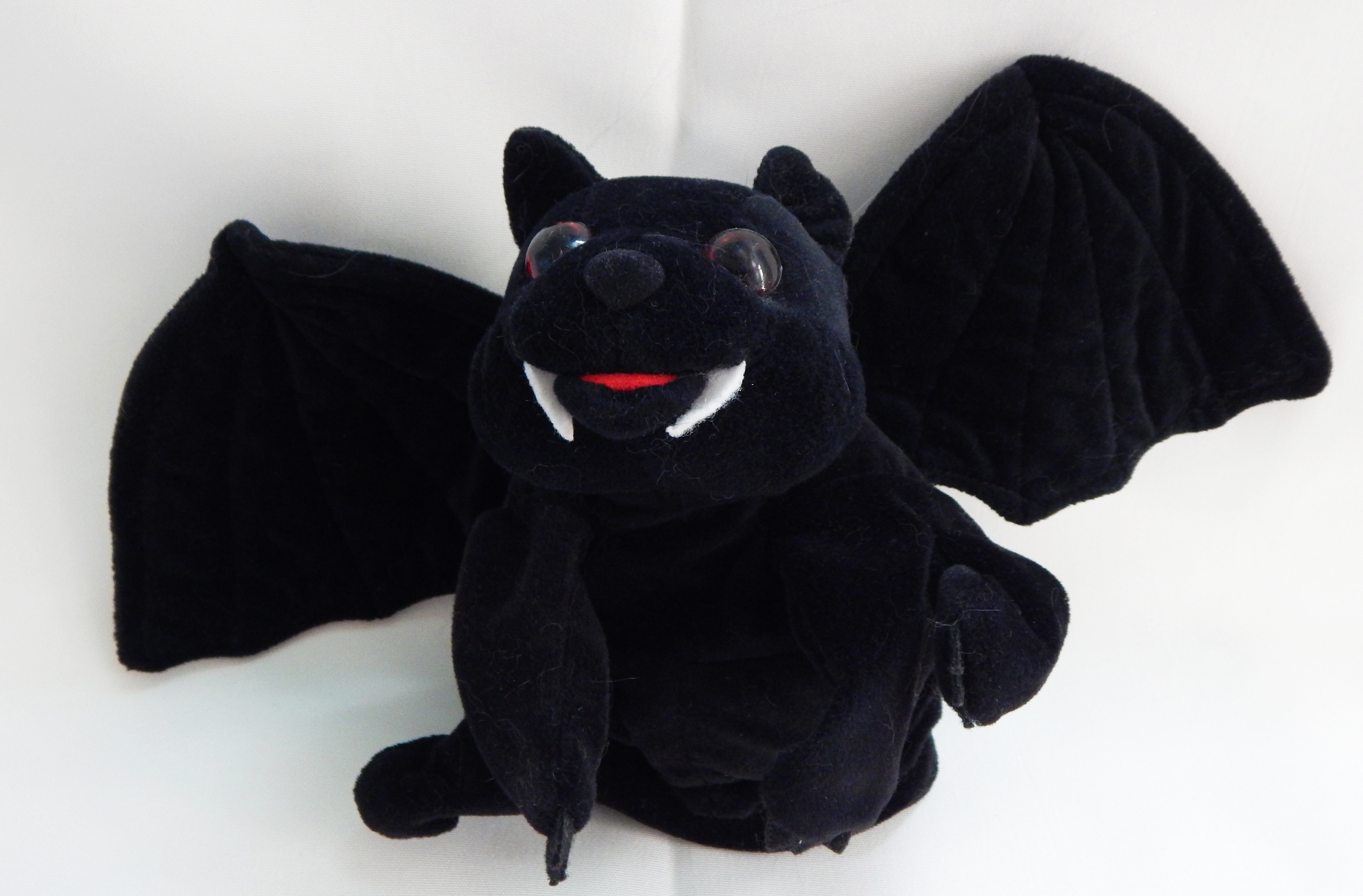 Bat Hand Puppet with fangs