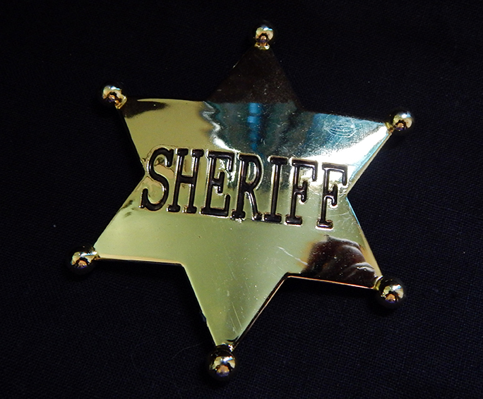 Pin, Sheriff's badge (Western)