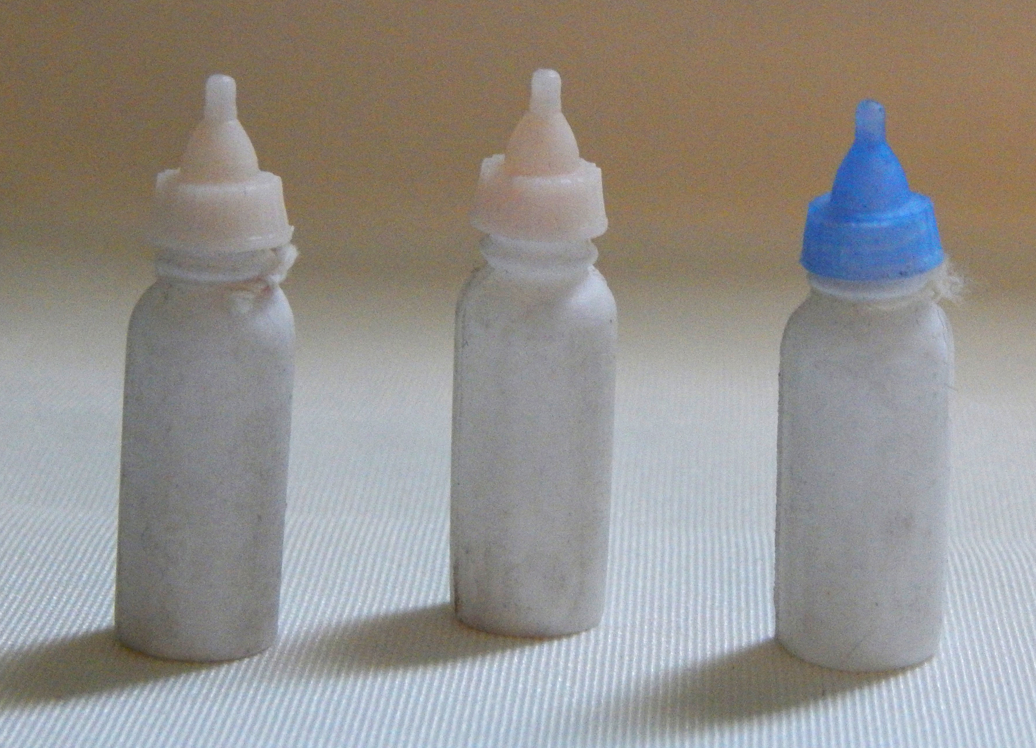 Miniature baby bottles
