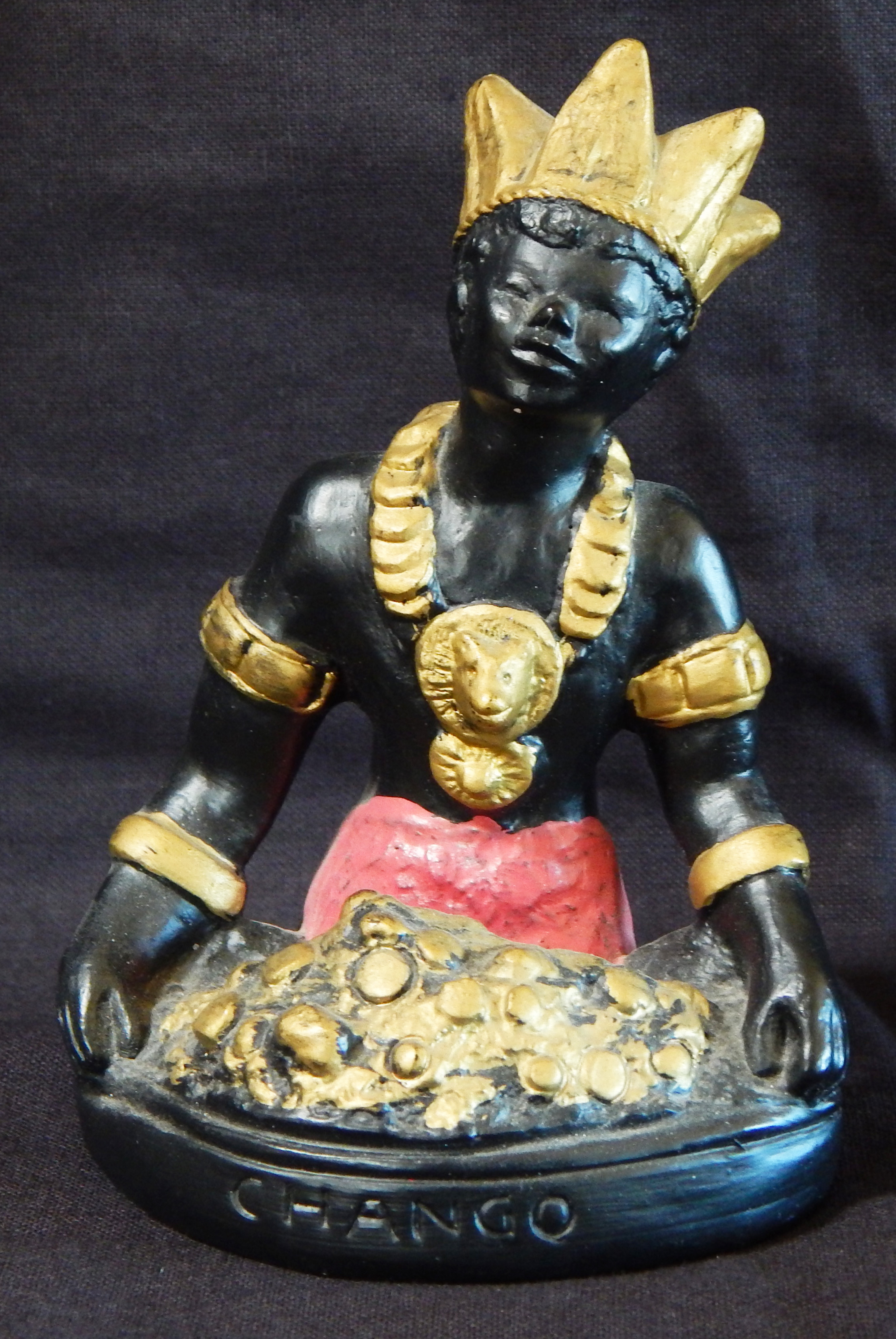 Image of Shango, Santería Saint/Orisha (represents storm and fire)