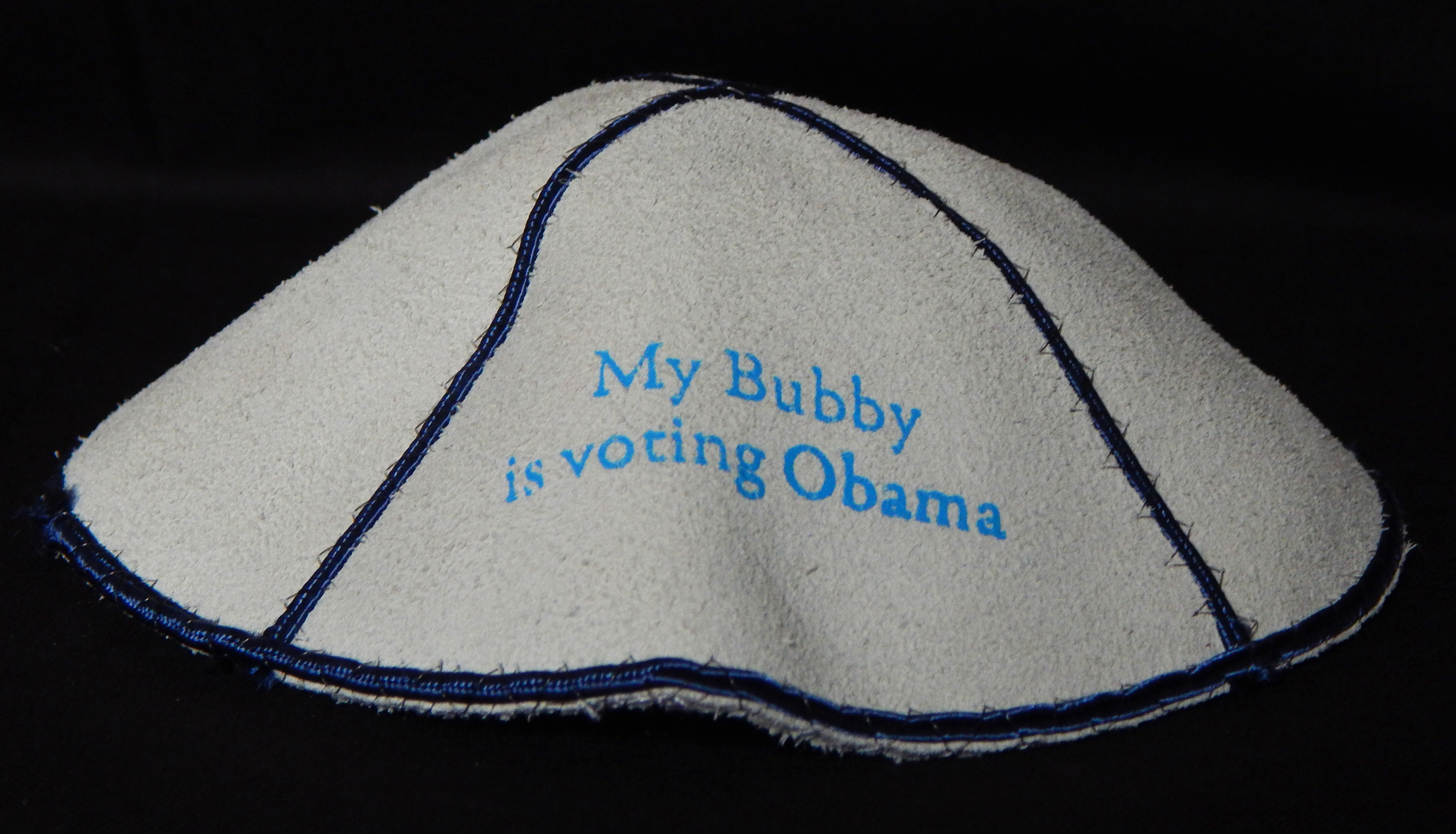 Refers to Obama's Presidential candidacy-2008/Bubby=Grandmother