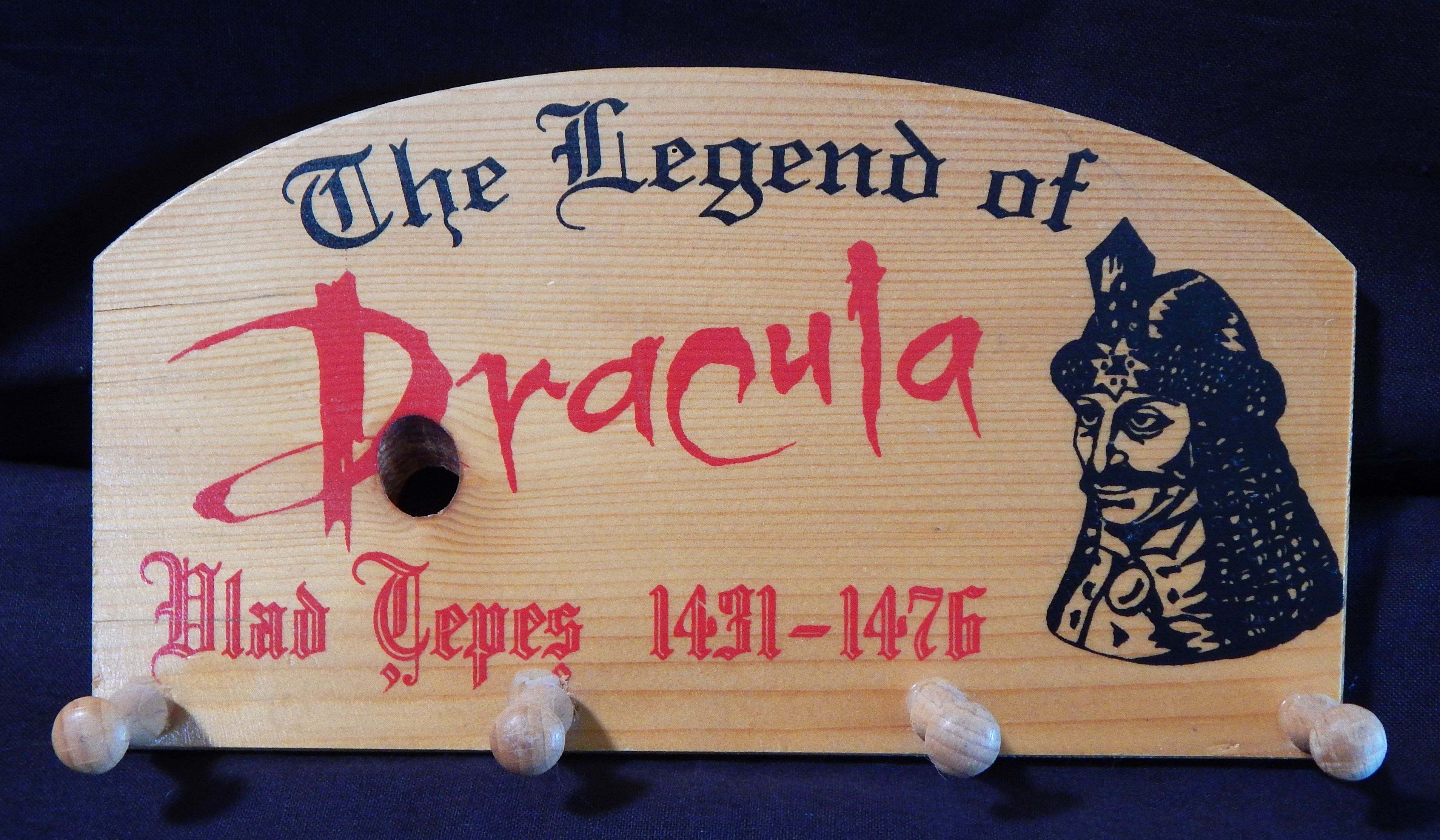 Key holder with Vlad Tepes image