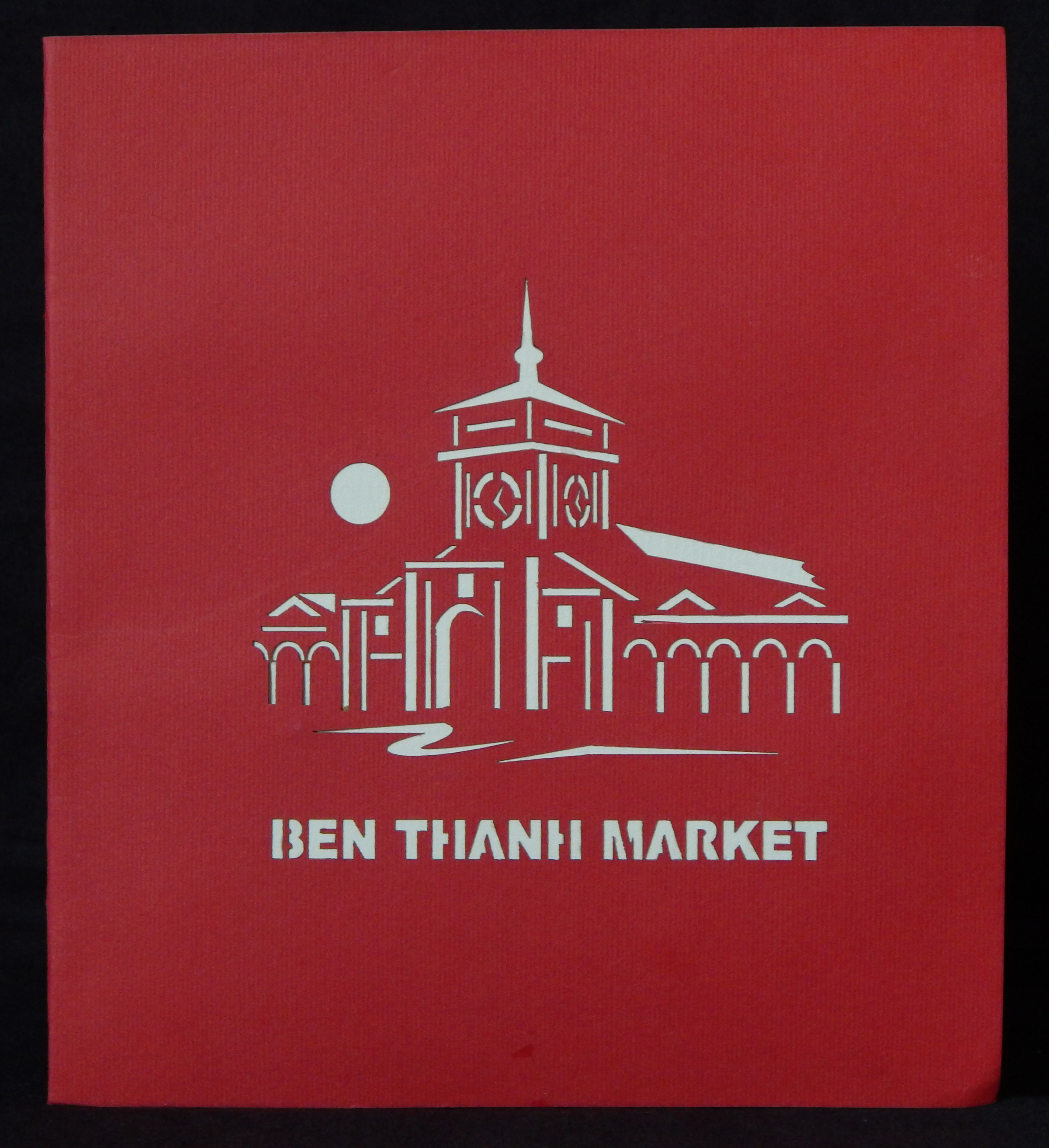 Cover of pop-up replica of Ben-Thanh Market