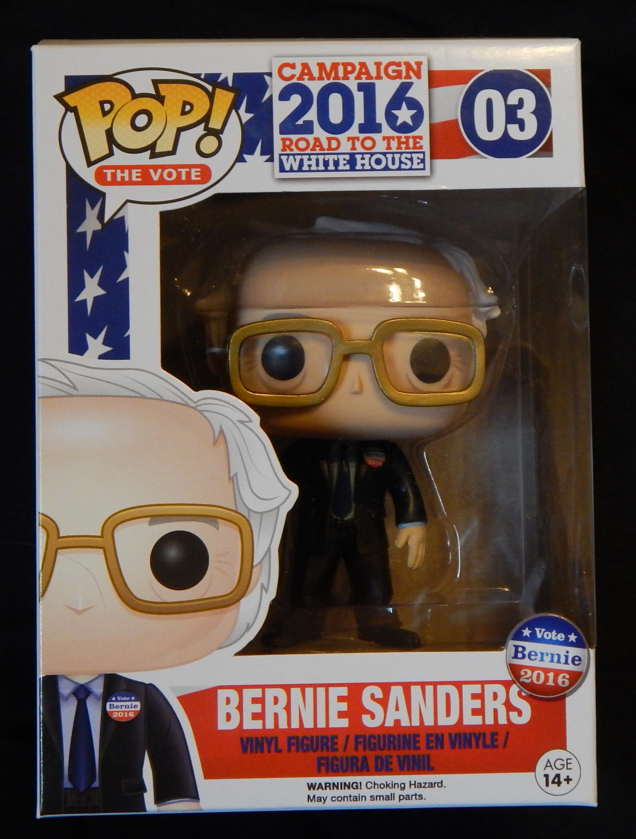 Figurine of Bernie Sanders