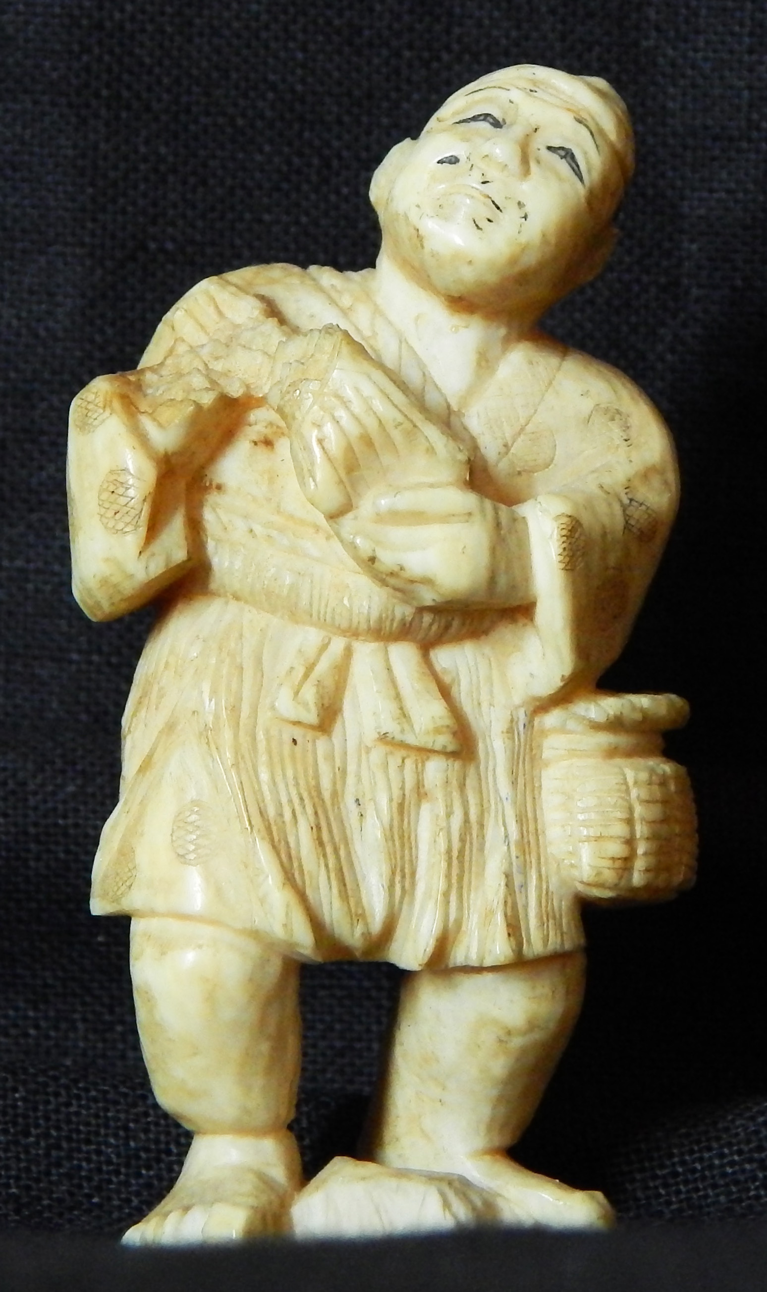 Statuette of Japanese Fisherman