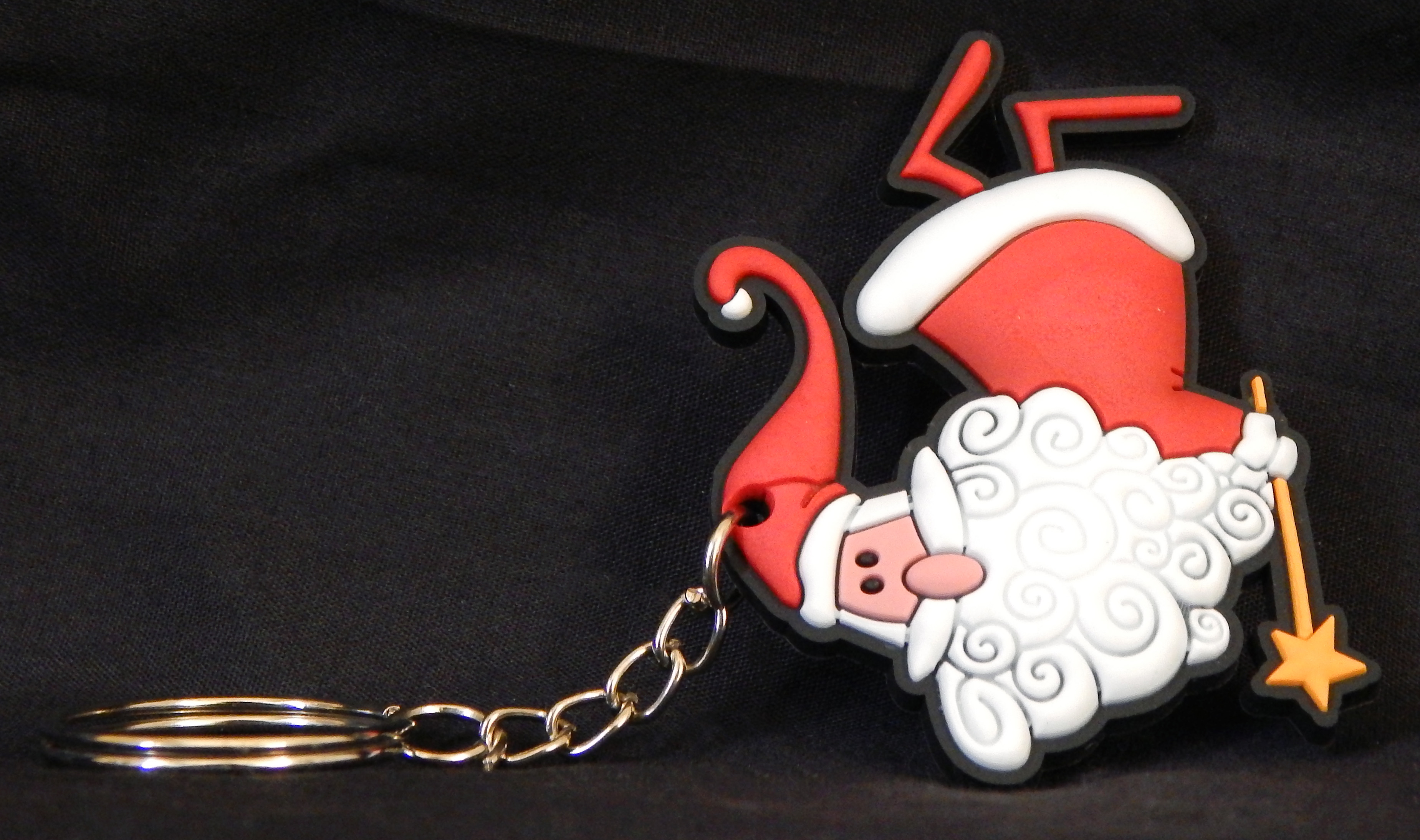 Celebrates Christmas-USA-American/Global-Plastic/metal-2 1/4" x 1"