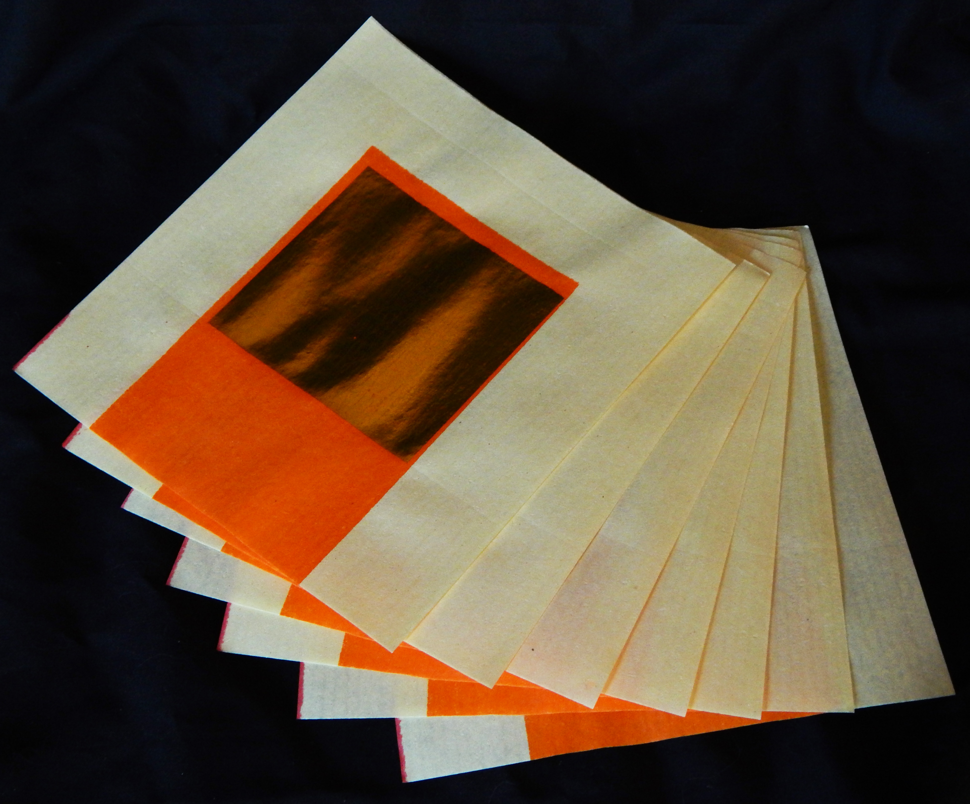 Burned at funerals for use in the next life-China/Vietnam/United States-Buddhist-Paper/ink-6" x 5 1/2"